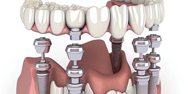 Implant supported fixed dentures